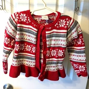 Girl's Holiday Cardigan ❄️